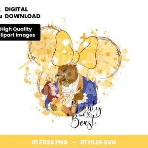 01 Clipart - Beauty and the Beast - Disney