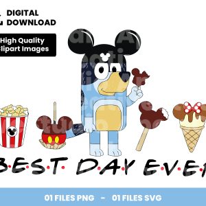 01 Clipart - Best Day Ever - Bandit