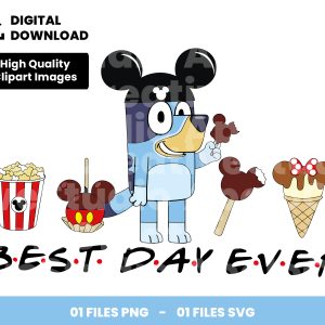 01 Clipart - Best Day Ever - Bluey