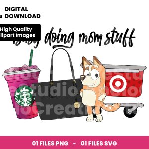 01 Clipart - Busy Doing Mom Stuff – Chilli Starbucks