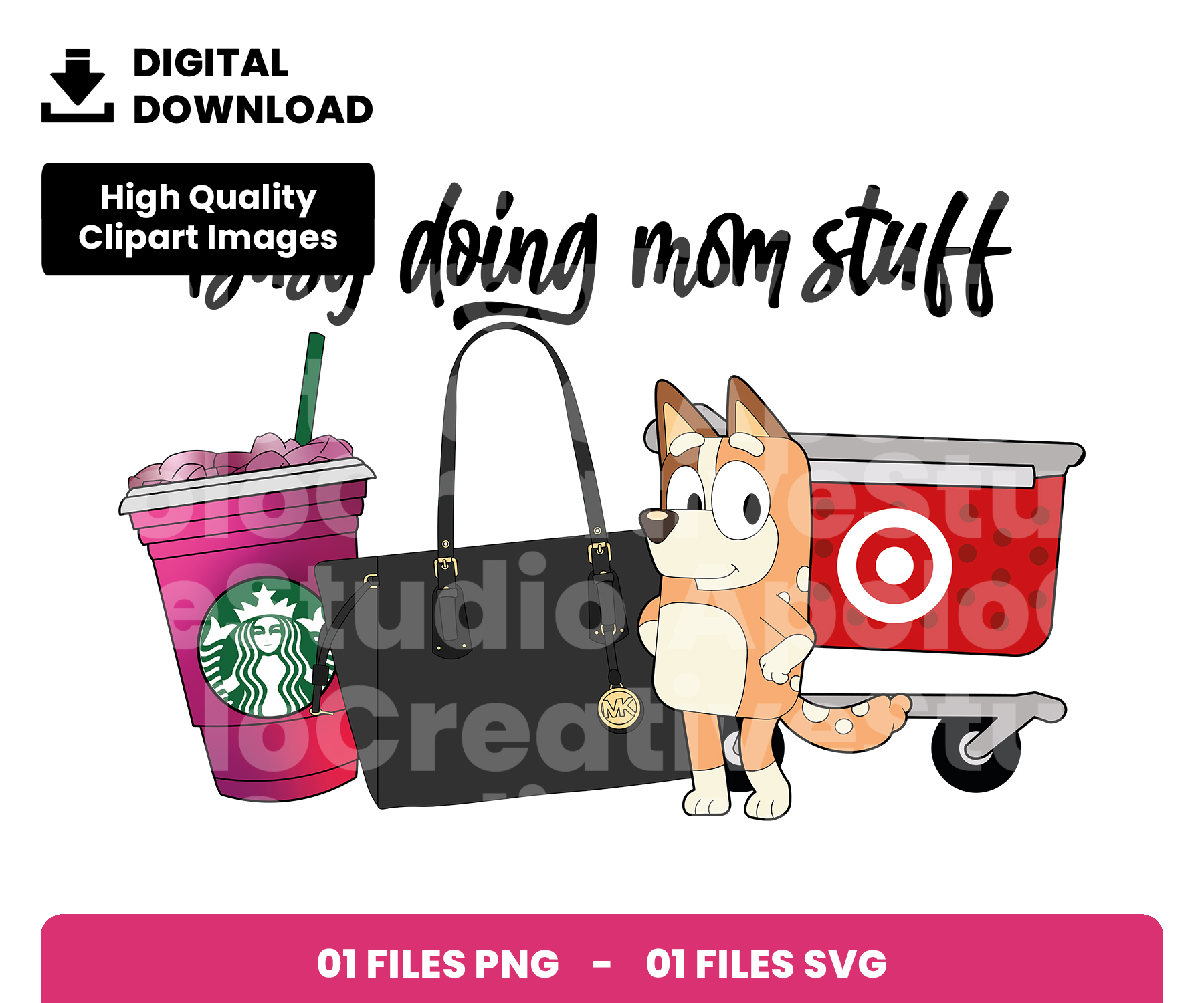 01 Clipart - Busy Doing Mom Stuff – Chilli Starbucks