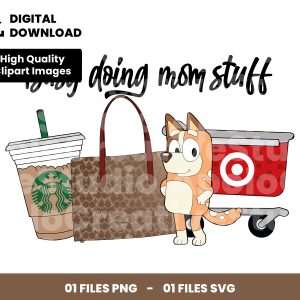 01 Clipart - Busy Doing Mom Stuff – Chilli Starbucks 02