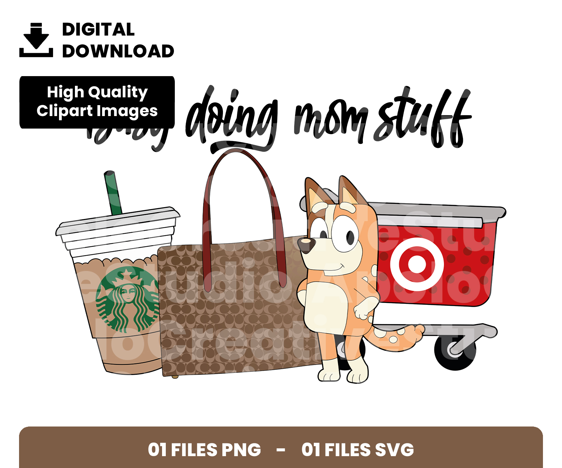01 Clipart - Busy Doing Mom Stuff – Chilli Starbucks 02