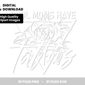 01 Clipart - Cool Moms Have Tattoos