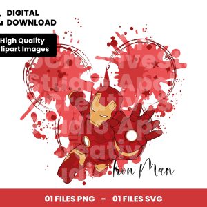 01 Clipart - Iron Man - Disney