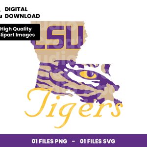 01 Clipart - LSU Tigers
