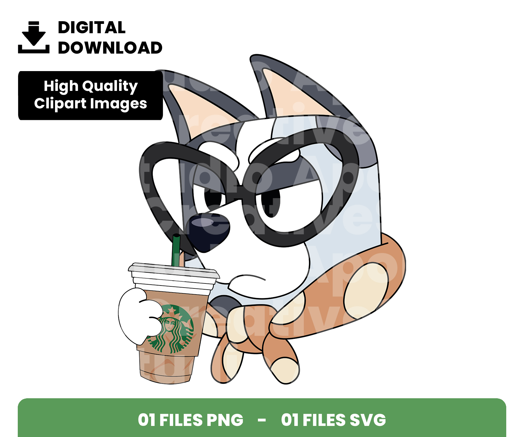 01 Clipart - Muffin Grannie Starbucks