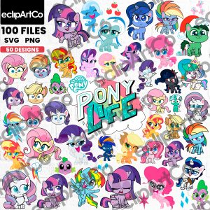 50 Clipart - My Little Pony Pony Life