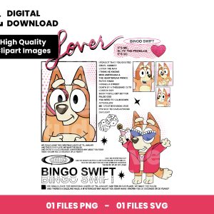 01 Clipart - Bingo Swift - Bluey