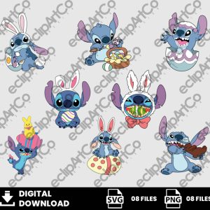 08 Clipart - Easter Day Svg, Easter Day Stitch Svg, Pascua Stitch Svg, Stitch