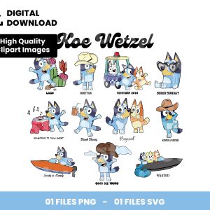 01 Clipart - Koe Wetzel - Bluey
