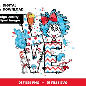 01 Clipart - Love - Dr Seuss