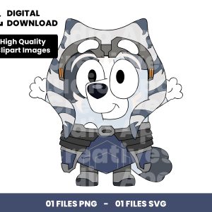 01 Clipart - Muffin Ahsoka, Bluey