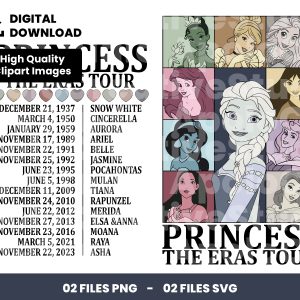 02 Clipart - Princess the Eras Tour - Elsa