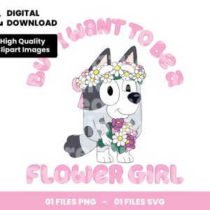 01 Clipart - But I Want To Be a Flower Girl