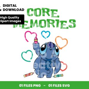 01 Clipart - Stitch, Core Memories