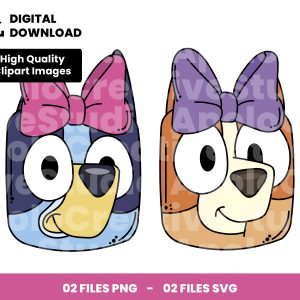02 Clipart - Bluey Minnie