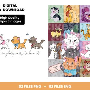 02 Clipart - Disney Cats02