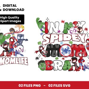02 Clipart - In My Spidey Mom Era, MomLife