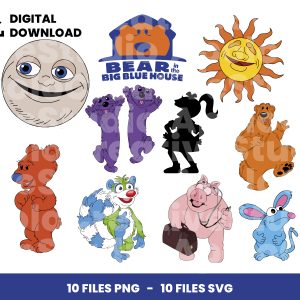 10 Clipart - Bear in the Big Blue House Png, Bear in the Big Blue House Svg