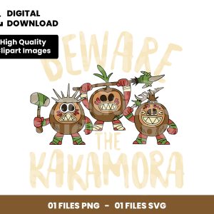 01 Clipart - Beware the Kakamora, Moana Png