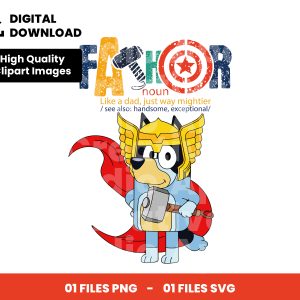 01 Clipart - Fathor Png, Bandit Png, Bluey Png