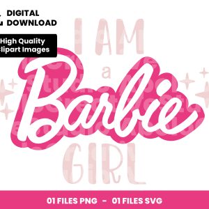 01 Clipart - I am a Barbie Girl