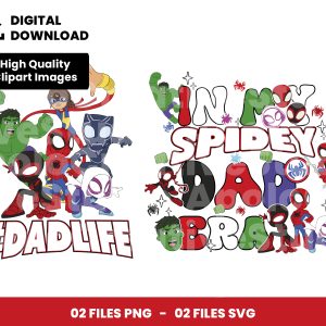 02 Clipart - In My Spidey Dad Era, DadLife
