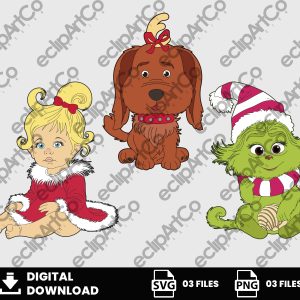 03 Clipart - Baby Grinch