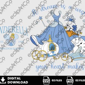 02 Clipart - Cinderella A Kingdom Far Away, Cinderella Png, Cinderella Svg