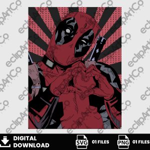 01 Clipart - Deadpool Love, Deadpool Png, Deadpool Svg