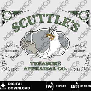 01 Clipart - Scuttles Treasure appraisal co, The Little Mermaid