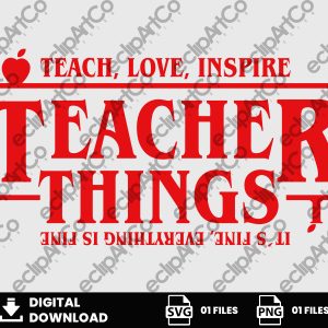 01 Clipart - Teacher Things Png, Stranger Things Png, Stranger Things Svg