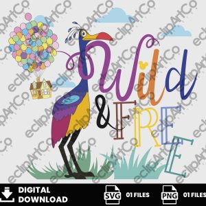 01 Clipart - Up Png, Up Svg, Movie, Wild and Free