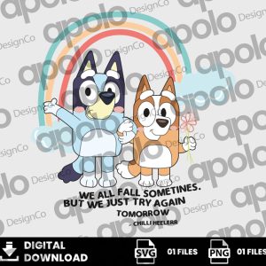 01 Clipart - Bluey And Bingo Png, Bluey Png