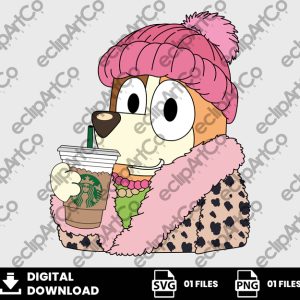 01 Clipart - Chilli Starbucks, Bluey