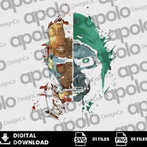 01 Clipart - Dr Doom and Iron Man Png