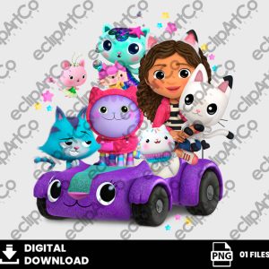 01 Clipart - Gabby's Dollhouse and Friends