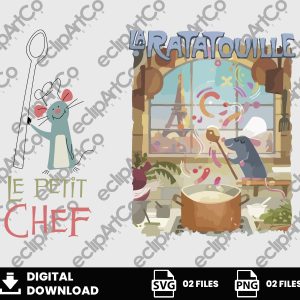 02 Clipart - La Ratatouille - Le Petit Chef