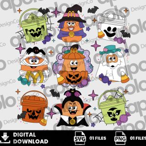 01 Clipart - McDonald Halloween