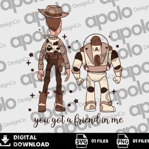 01 Clipart - Woody and Buzz Lightyear