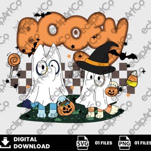 01 Clipart - Booey, Bluey Halloween, Bluey