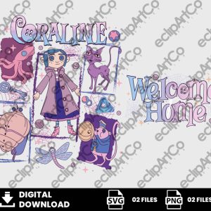 02 Clipart - Coraline, Welcome Home