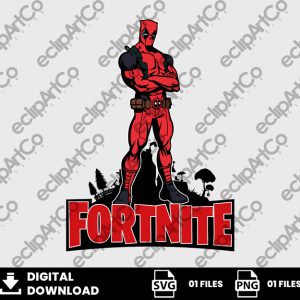 01 Clipart - DeadPool Fortnite