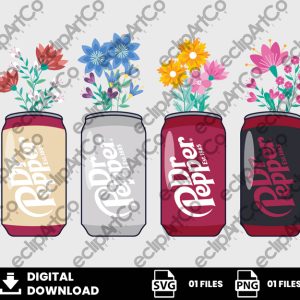 01 Clipart - Dr Pepper, Flower