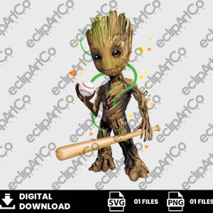 01 Clipart - Groot Beisbol, Groot Png