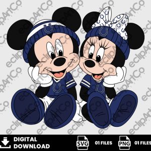01 Clipart - Indianapolis colts, Mickey and Minnie Png