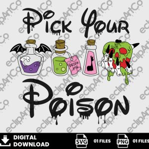 01 Clipart - Pick Your Poison, Villains Disney