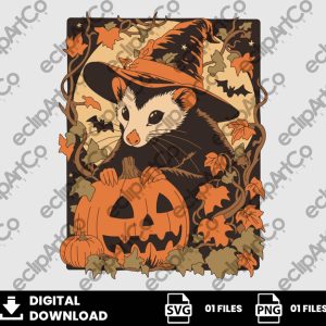 01 Clipart - Halloween Possum Png, Halloween Png