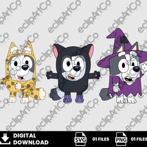 01 Clipart - Muffin Halloween, Bluey Halloween, Halloween
